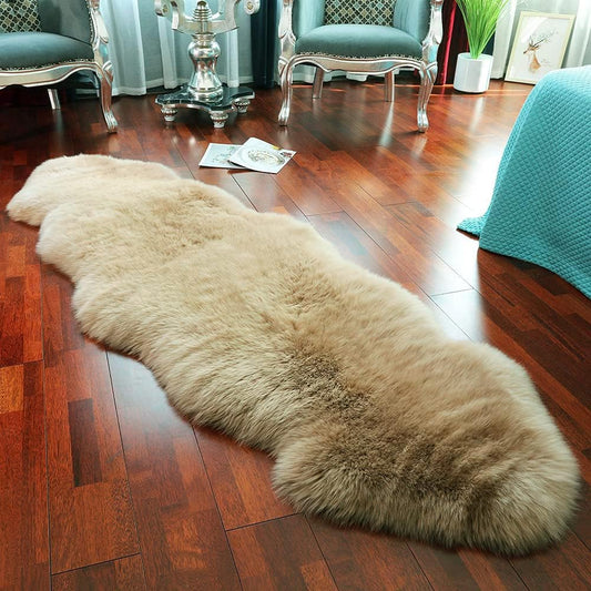 LLB tapis face entière beige montrant douceur et confort