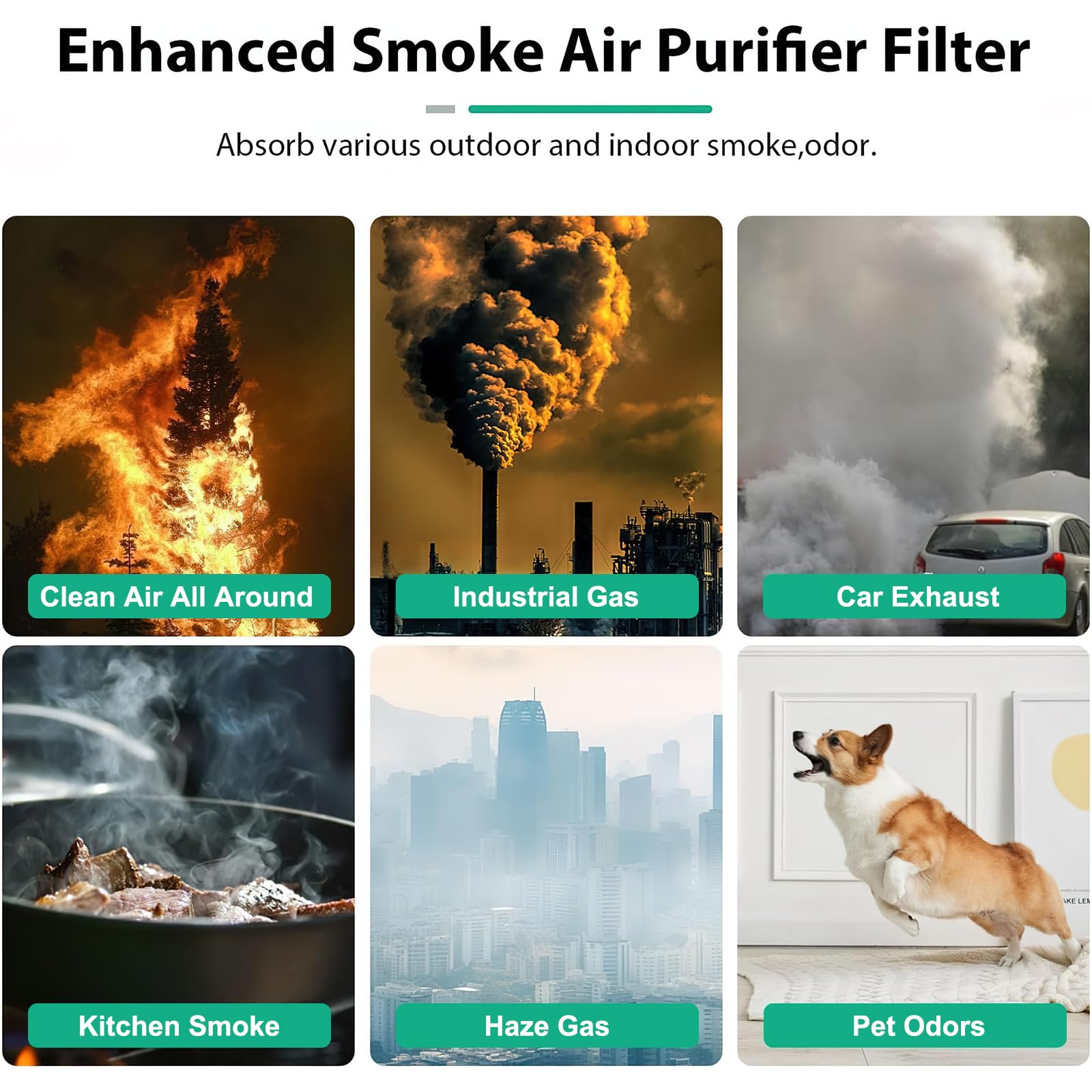 LMEDIT purificateur en fonctionnement avec filtre montrant air intérieur plus propre