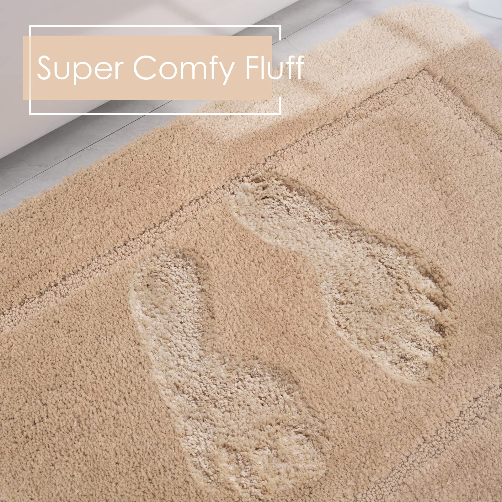 LOCHAS tapis en situation dans salle de bain créant ambiance chaleureuse