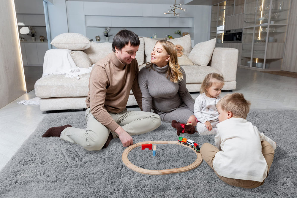 LOCHAS tapis à l'échelle, dimensions 6x9 adaptées aux grandes pièces