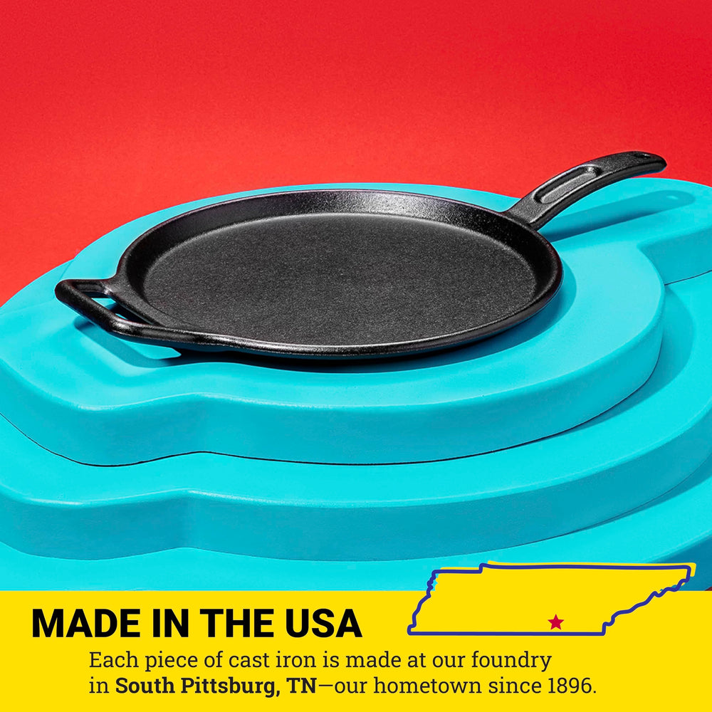 Lodge BOLD étiquette Made in USA certifiant qualité et fabrication