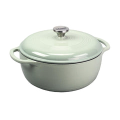 Lodge cocotte 6 qt face extérieure Desert Sage, élégance et durabilité
