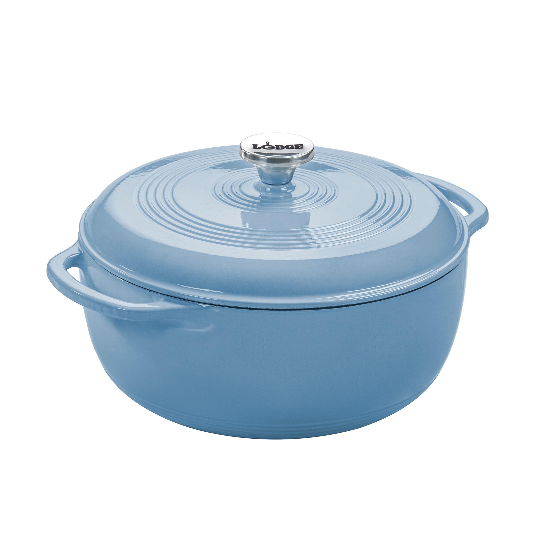 Lodge cocotte avant Lagoon montrant design et utilité pour cuisson uniforme
