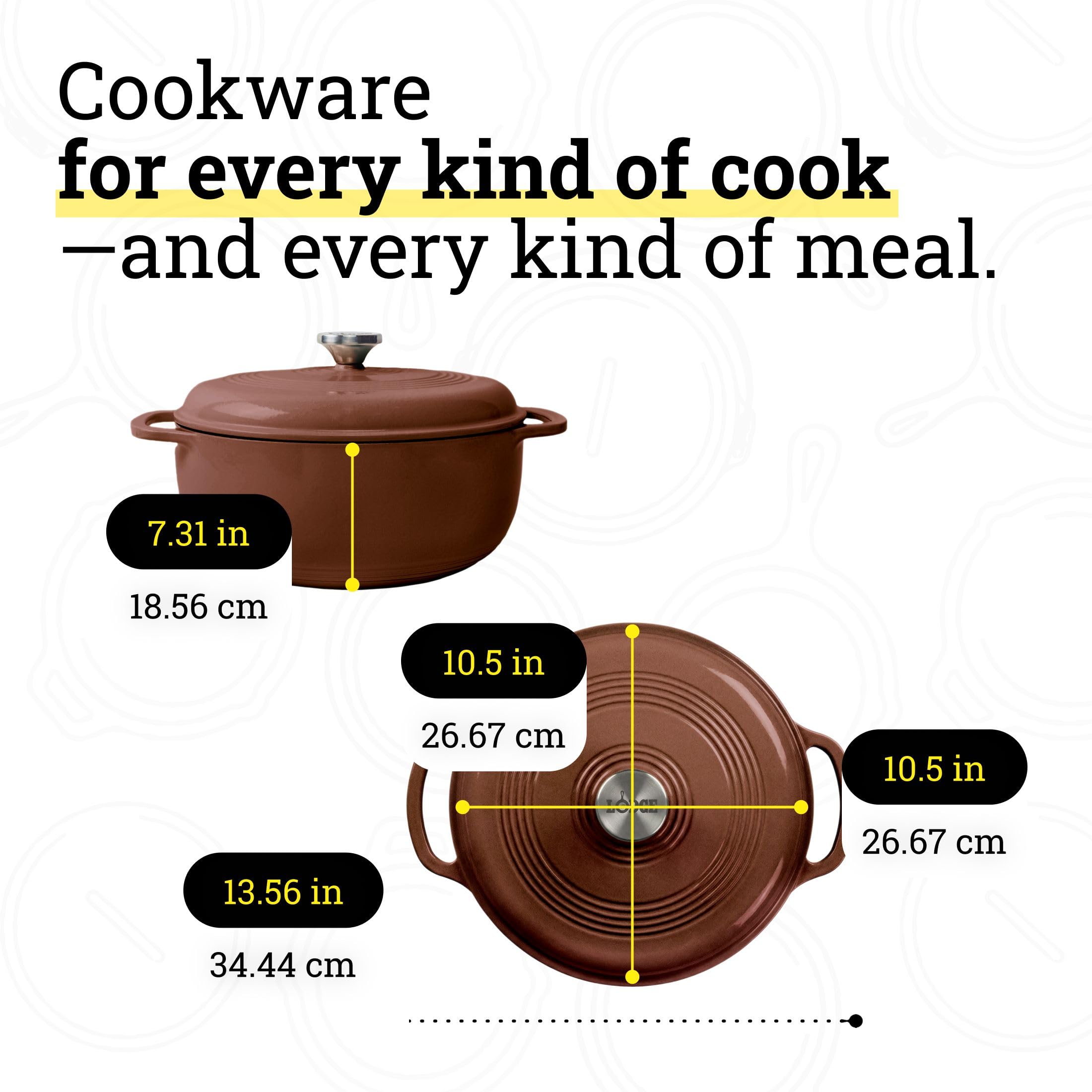 Lodge cocotte en cuisine, apporte couleur et style fonctionnel