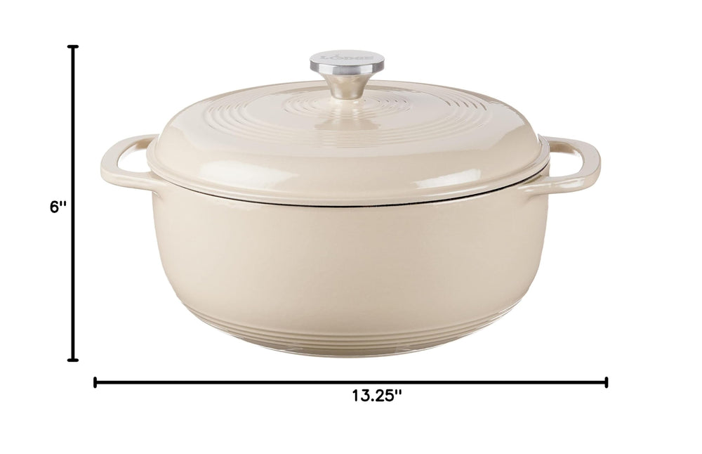 Lodge cocotte emballage montrant produit prêt à offrir et qualité artisanale