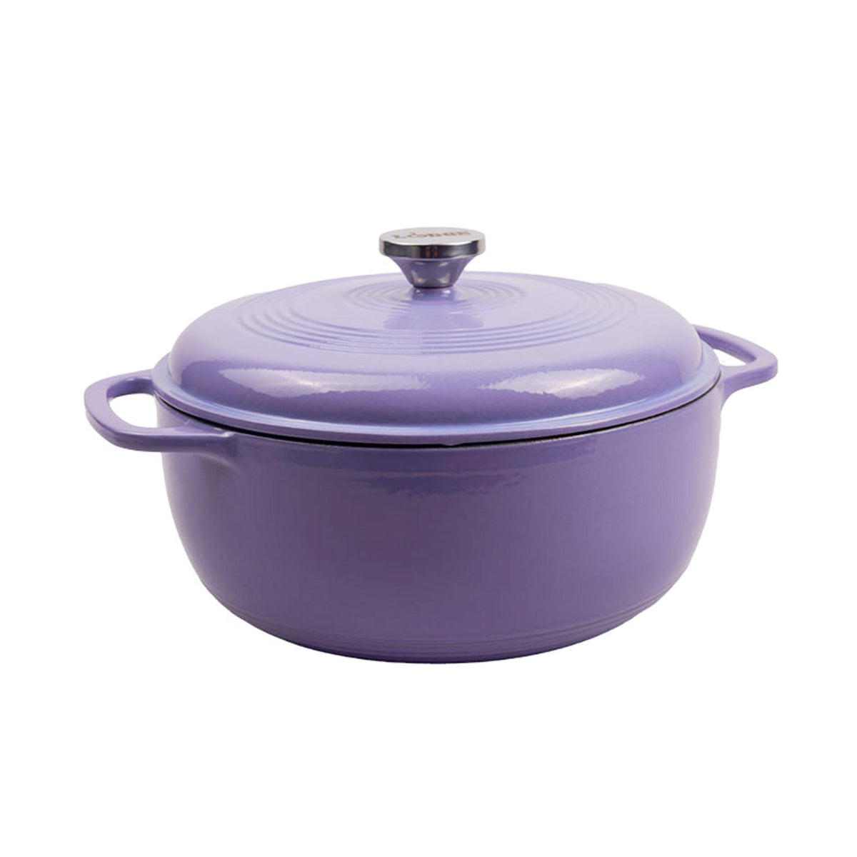 Lodge cocotte face avant lilas montrant design et finition colorée