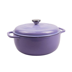 Lodge cocotte face avant lilas montrant design et finition colorée