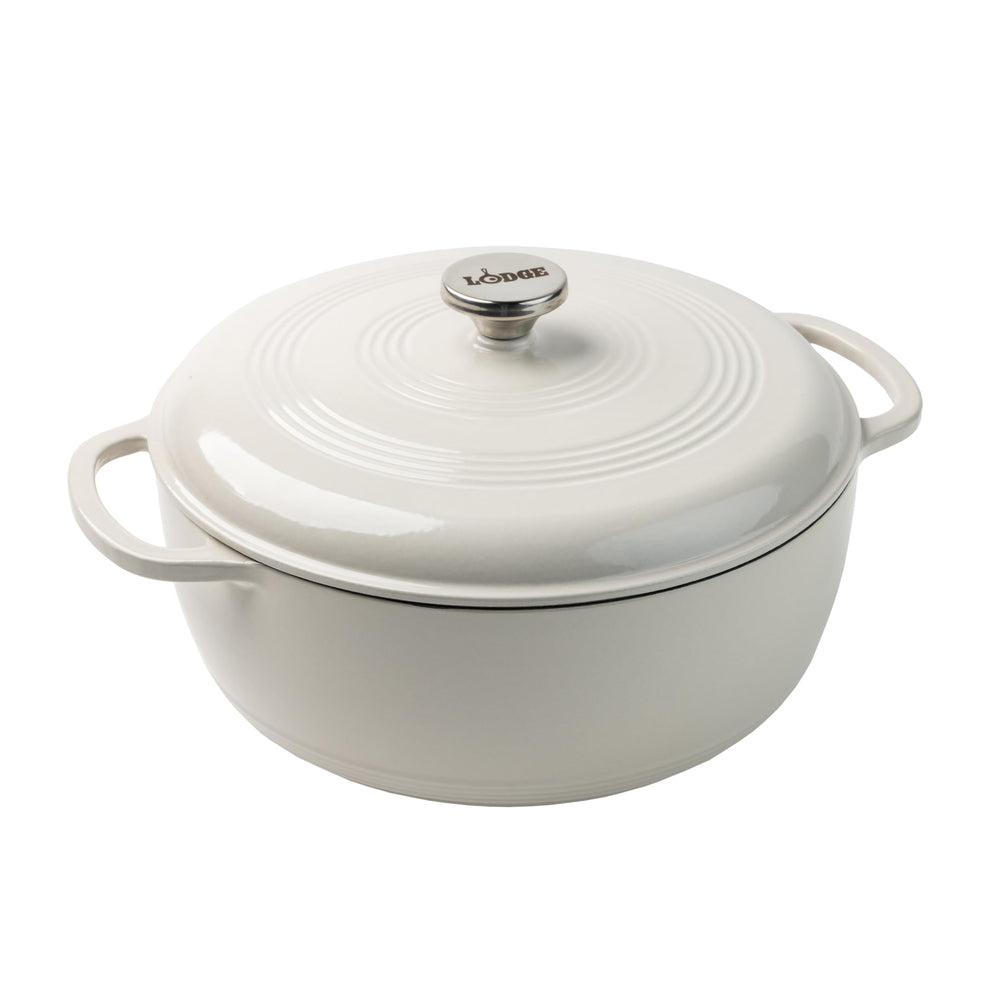 Lodge cocotte face avant oyster white montrant design et finition élégante