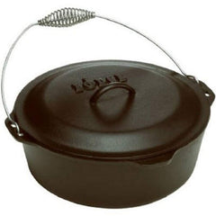 Lodge cocotte vue avant montrant la forme et la finition, durabilité garantie