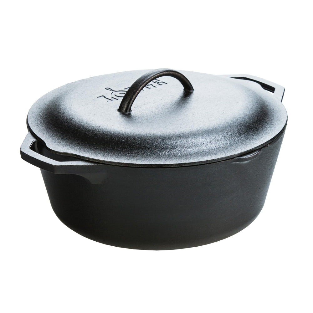 Lodge cocotte face avant montrant forme robuste et capacité