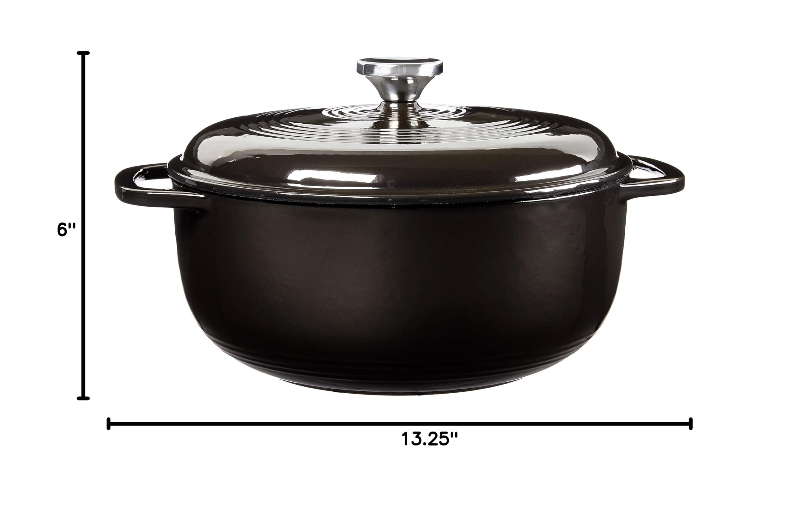 Lodge cocotte packaging et étiquette montrant fabrication USA et informations