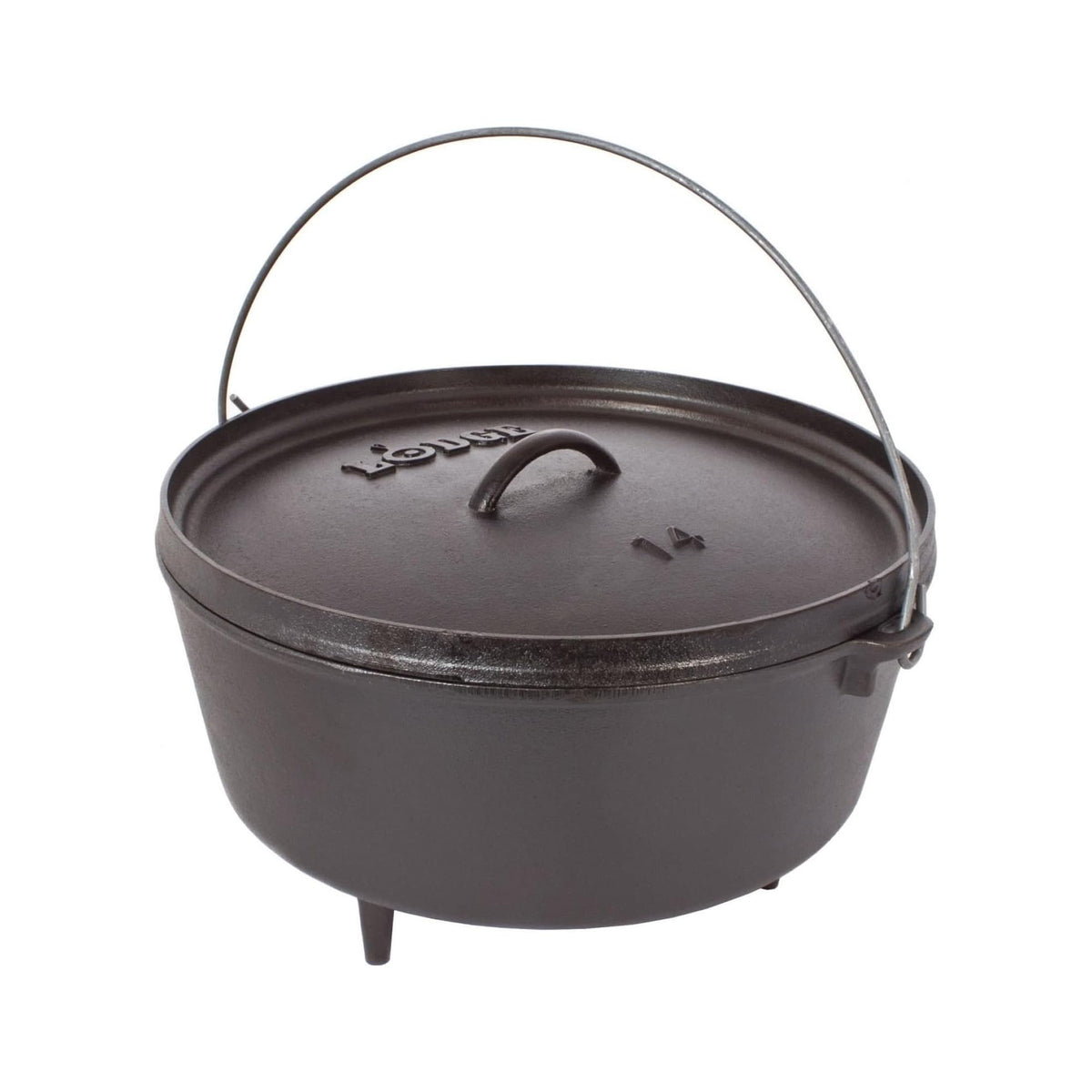 Lodge four hollandais face avant montrant robustesse et cuisson uniforme
