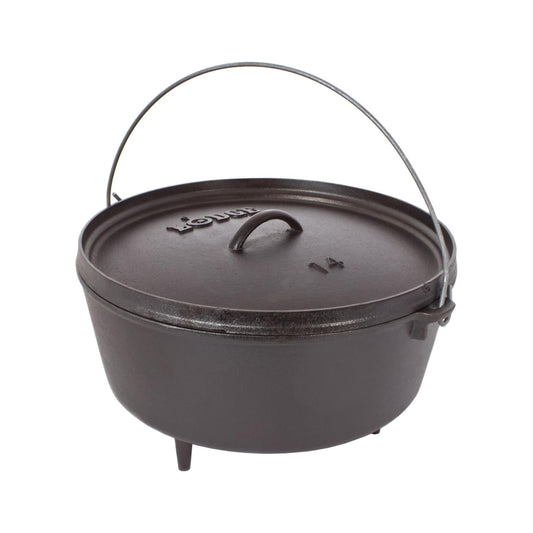 Lodge four hollandais face avant montrant robustesse et cuisson uniforme