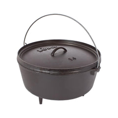 Lodge four hollandais face avant montrant robustesse et cuisson uniforme