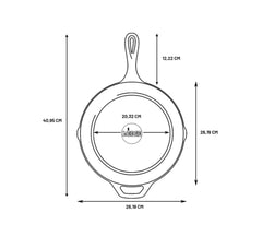 Lodge texture surface de cuisson préassaisonnée offrant un fini antiadhésif