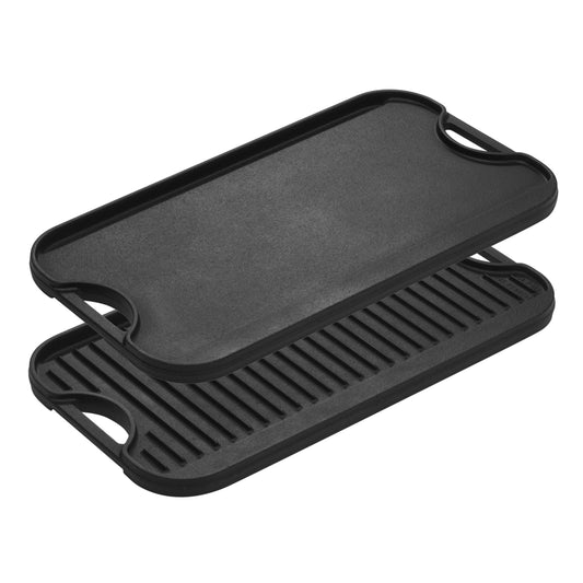 Lodge vue face lisse pour pancakes, cuisine uniforme