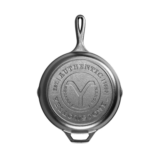 Lodge Yellowstone vue face montrant le marquage et finition, durable et esthétique