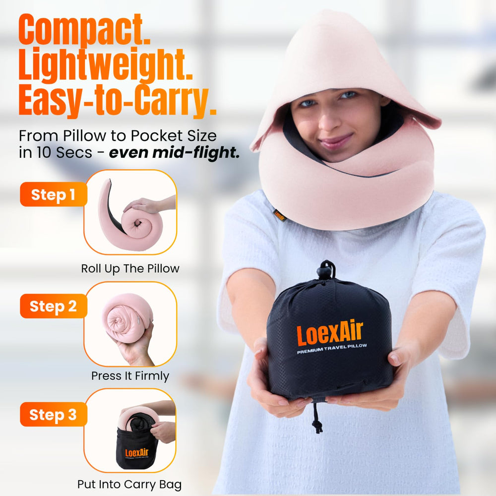 LOEXAIR coupe mousse mémoire montrant rebond et maintien