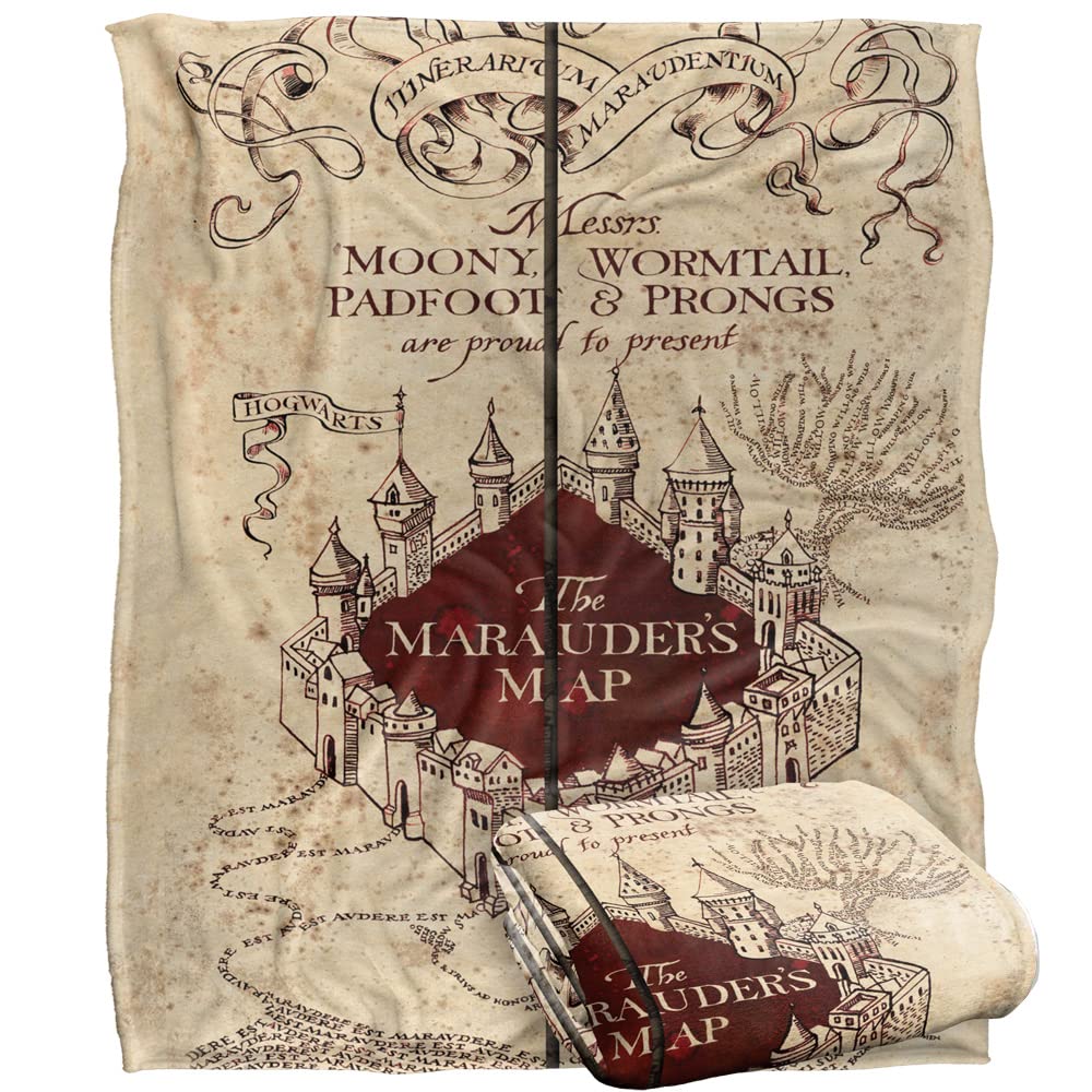 LOGOVISION face avant du plaid avec motif Marauder's Map, visibilité décorative