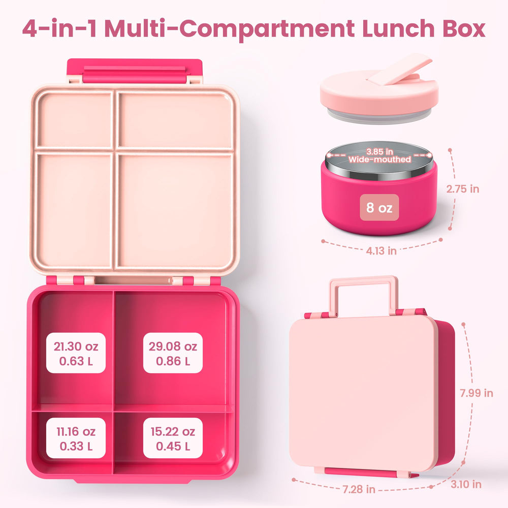 LOHASOK boîte bento dans un cartable illustrant portabilité et usage scolaire