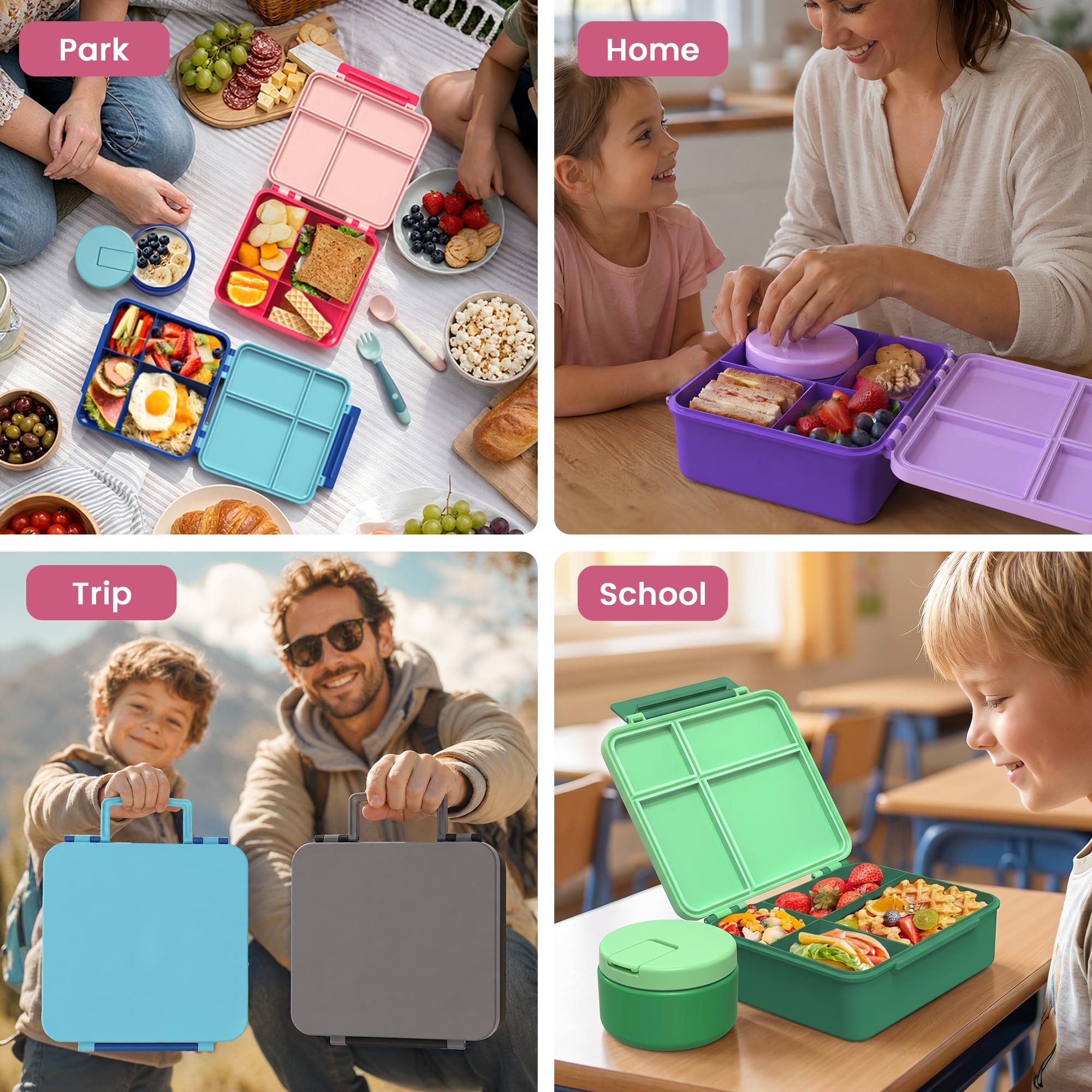 LOHASOK boîte à l'échelle de la main montrant taille adaptée pour enfants