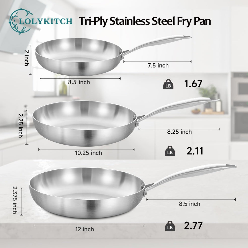 LOLYKITCH poêle au four, compatibilité stovetop à four pour finir plats
