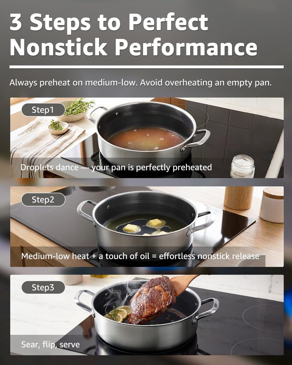 LOLYKITCH poêle en contexte famille dans cuisine, idéal pour repas partagés