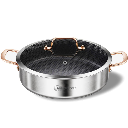 LOLKITCH poêle profonde face avant montrant design et capacité utile