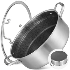 LOLYKITCH poêle profonde 12" vue avant, grande capacité pour repas familiaux