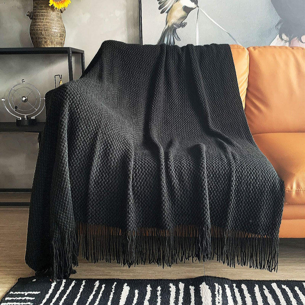 LOMAO plaid face avant noir montrant style et confort