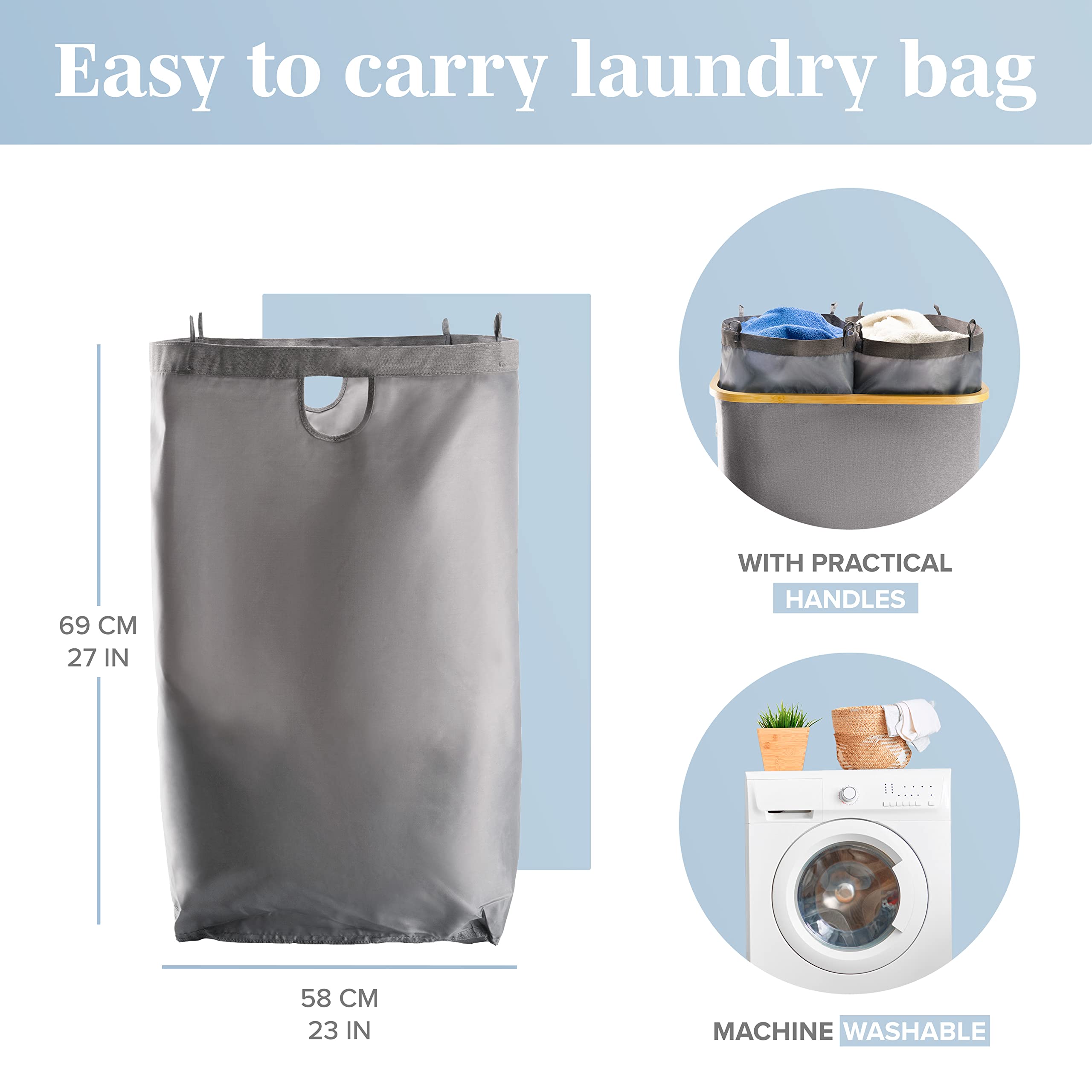 LONBET panier placé dans une chambre pour un look organisé et décoratif
