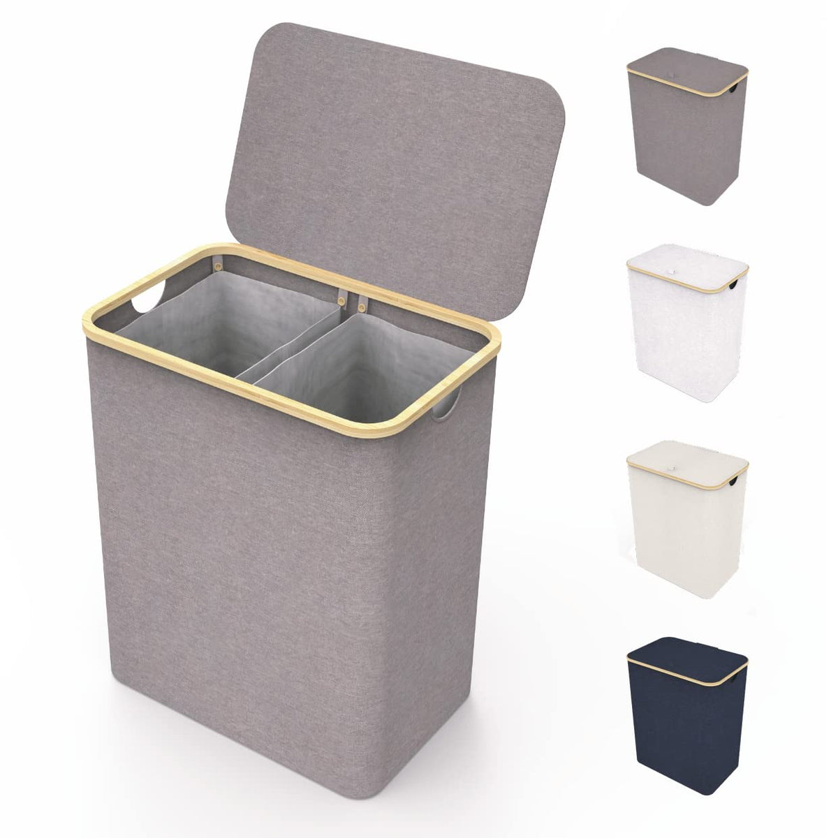 LONBET panier face avant avec couvercle fermé pour un rangement soigné