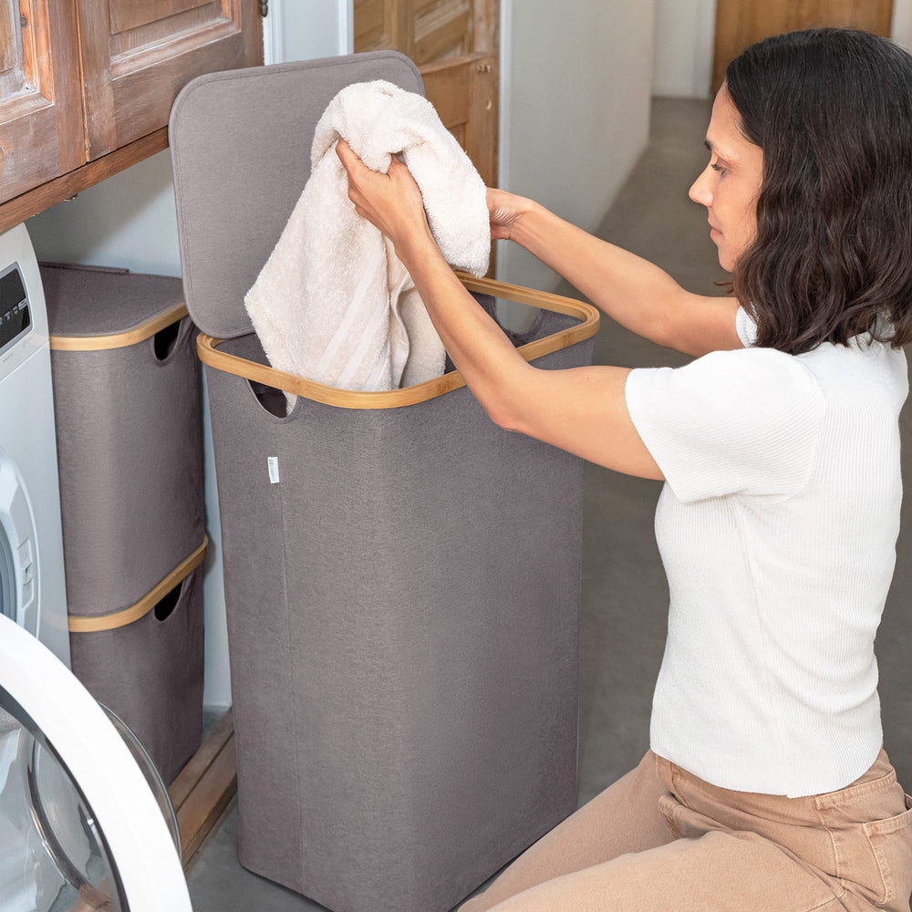 LONBET panier placé dans une salle de bain, adapté aux espaces humides