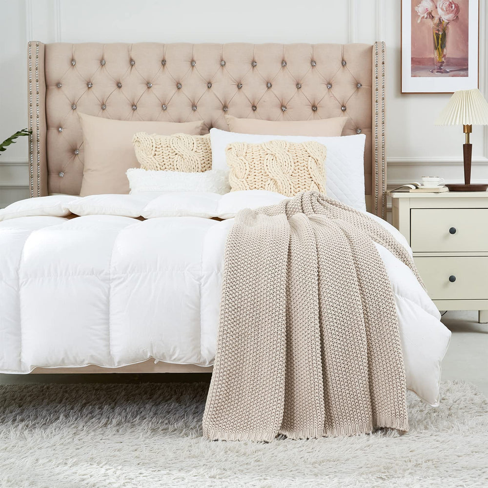 Longhui bedding jeté sur lit queen pour une décoration cosy et soignée