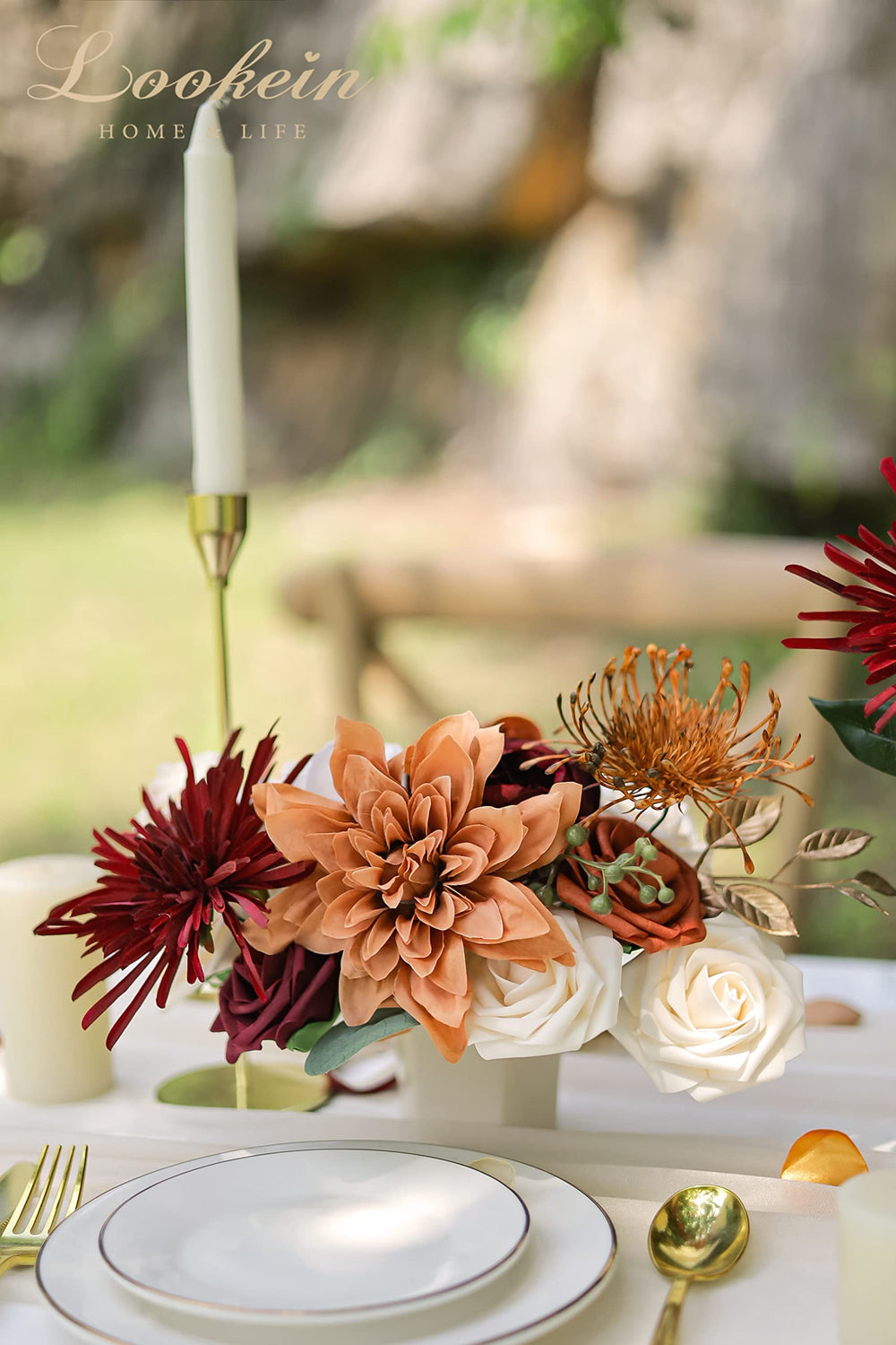 Lookein guirlande d’arche rustique crée une ambiance chaleureuse