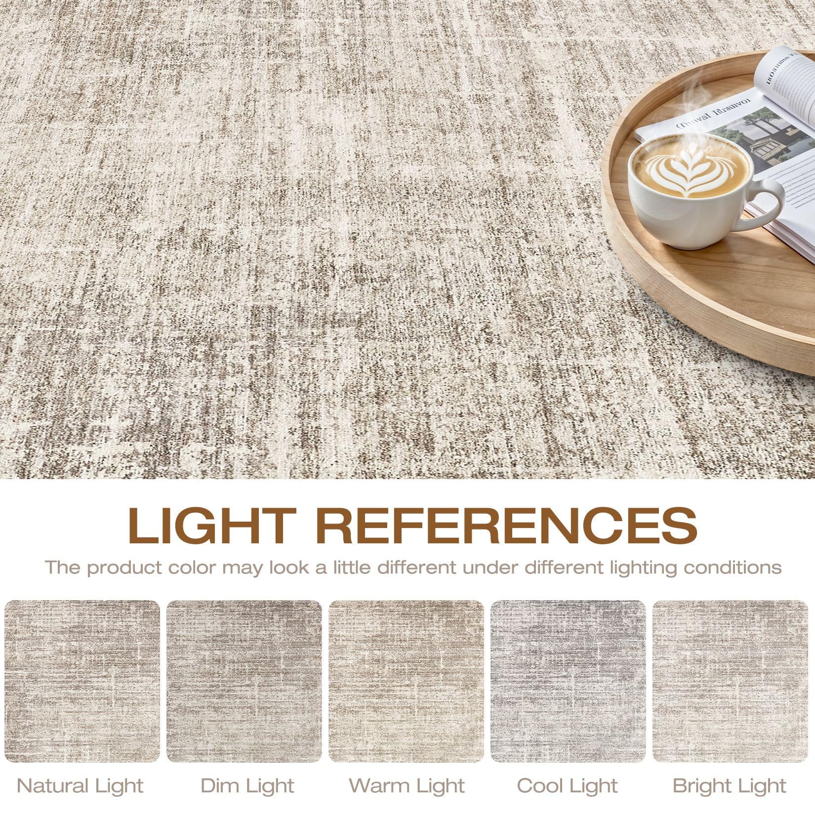 LOONGRUG palette couleur marron neutre adaptée à divers styles déco