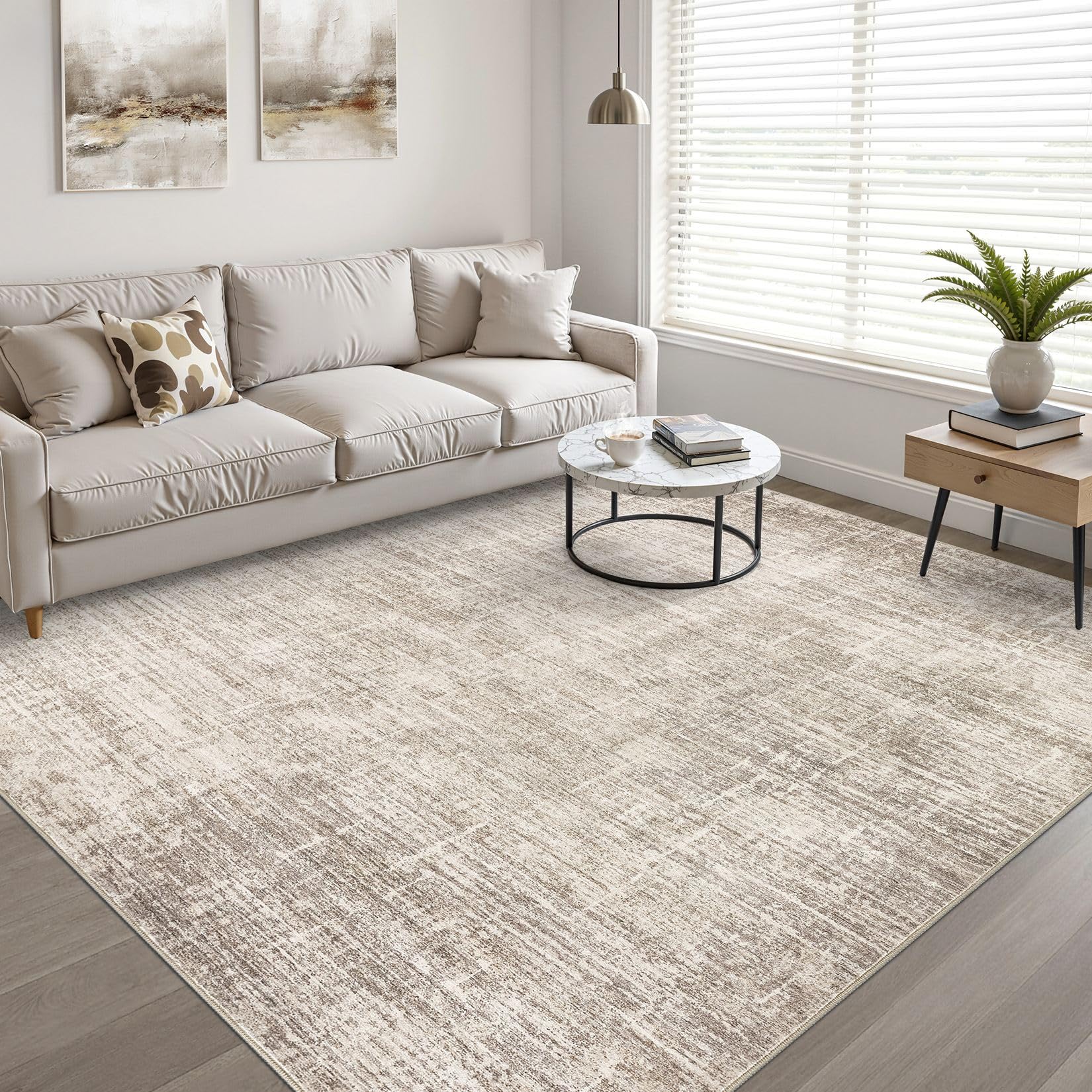 LOONGRUG motif abstrait détaillé, design neutre qui s'adapte facilement