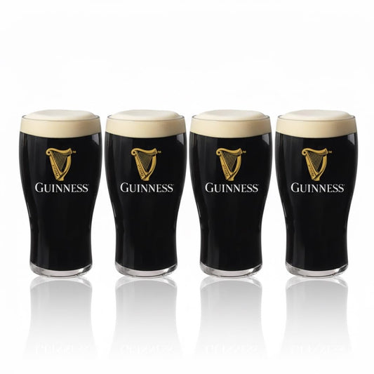 LORD'S ROCKS verre Guinness face avant montrant la forme tulipe et confort de prise