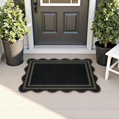 LORWER gros plan texture polyester imitant jute, aspect farmhouse
