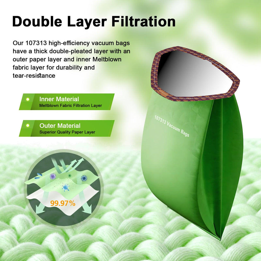 LOSKLENO gros plan texture papier deux couches pour meilleure filtration