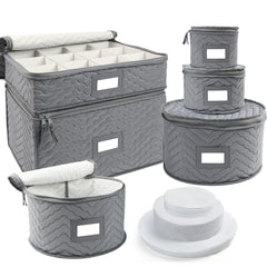 LotFancy face avant des coffrets matelassés montrant organisation et protection