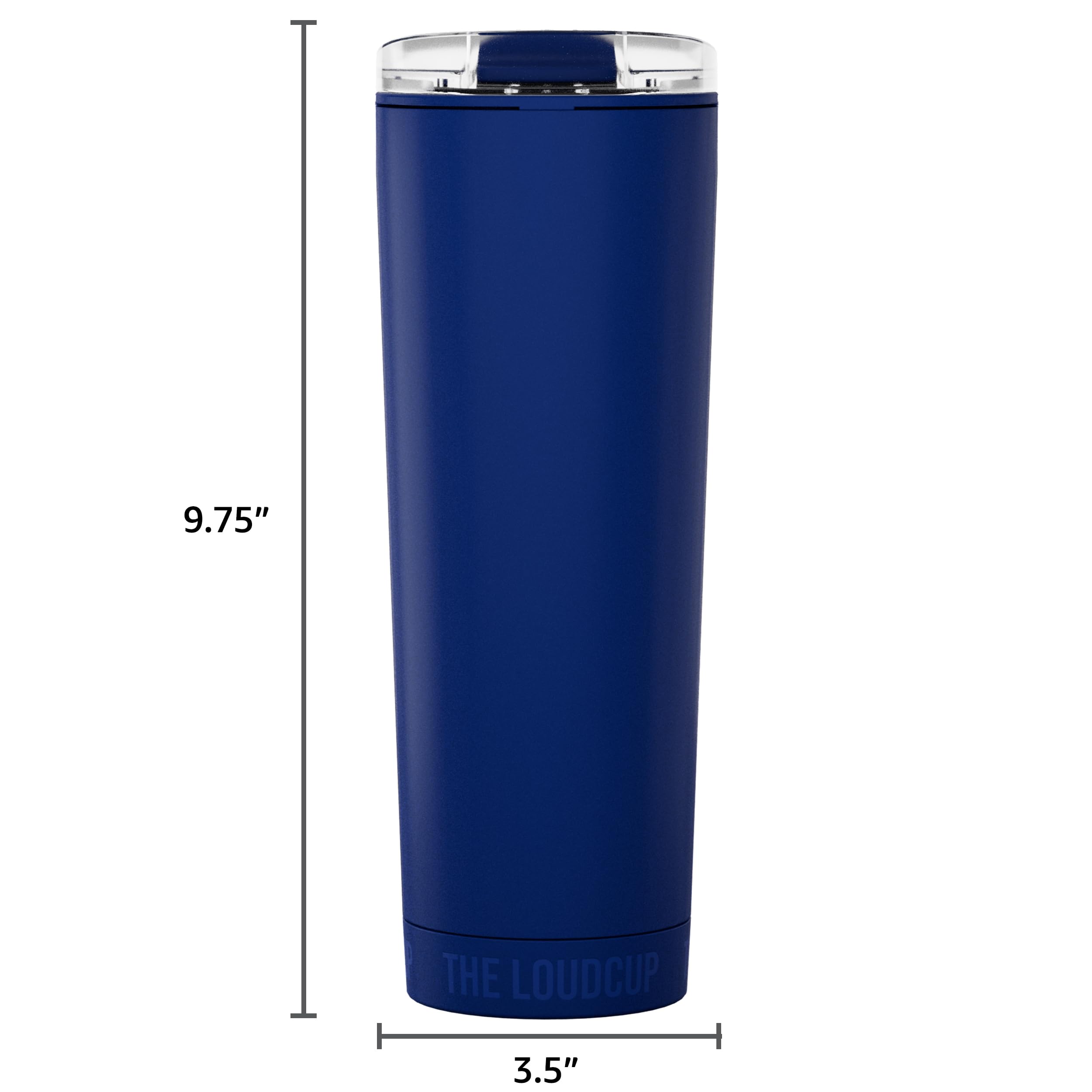 LoudCup packaging et étiquette montrant informations produit claires