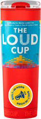 LoudCup face avant Siren Red montrant design ergonomique et visibilité