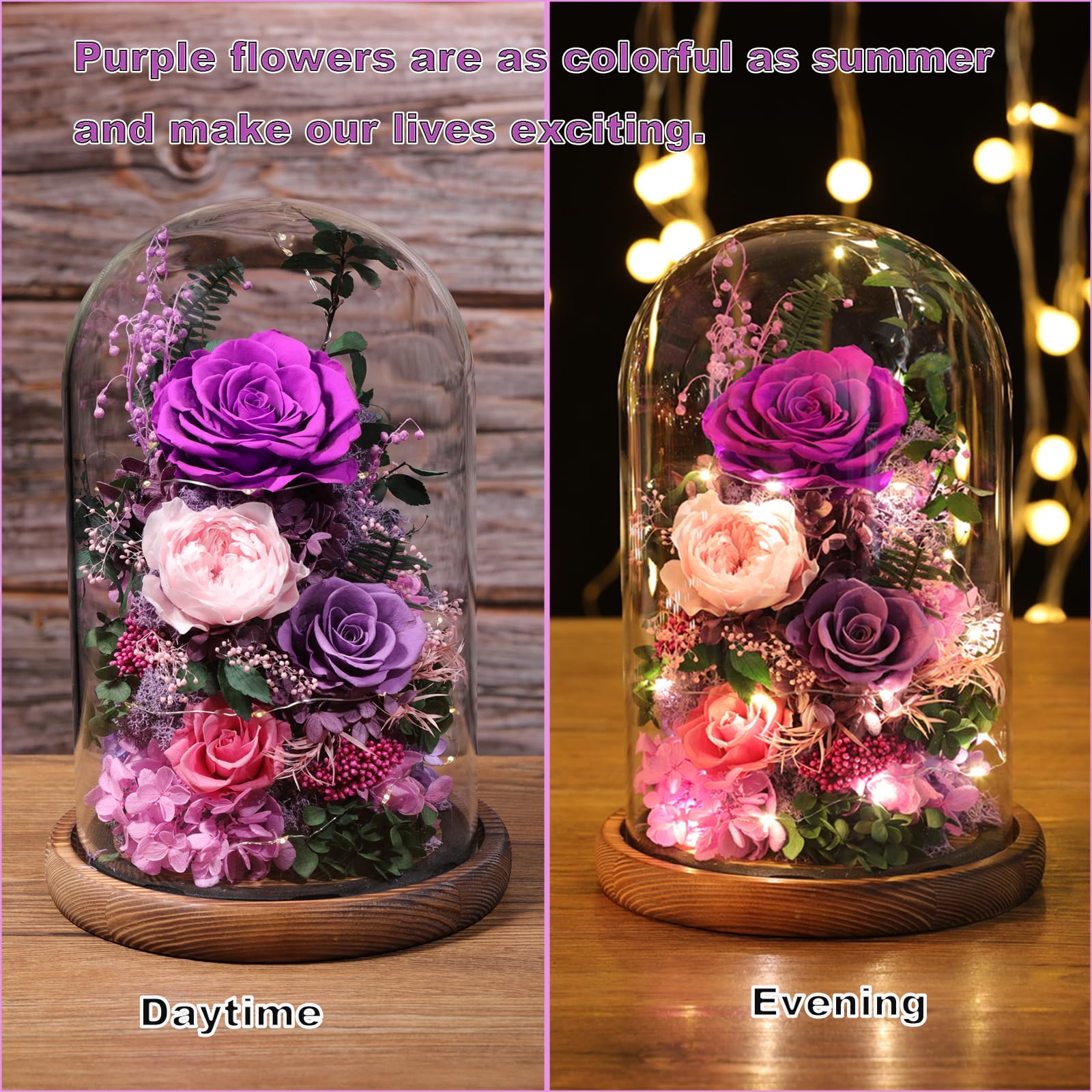 lovenfold détail du dôme en verre protégeant les fleurs et prolongeant leur vie