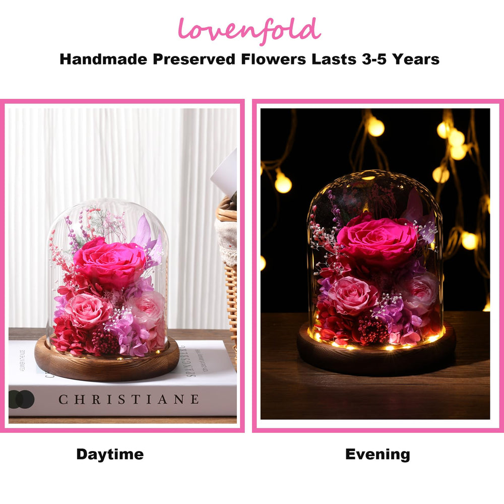 lovenfold socle bois LED allumé créant ambiance chaleureuse