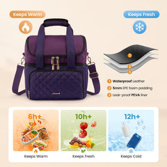 LOVEVOOK double étage organisé pour séparer plats chauds et froids