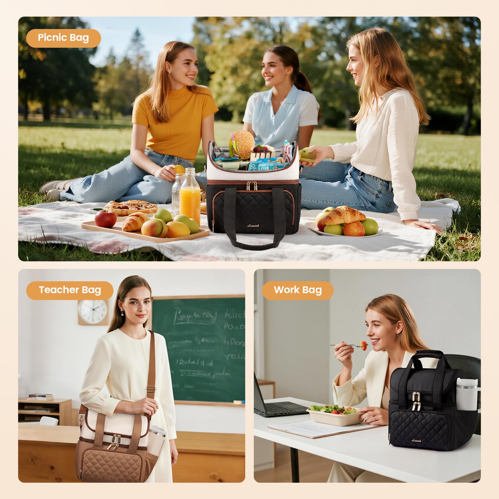LOVEVOOK doublure PEVA étanche facilitant nettoyage et protection