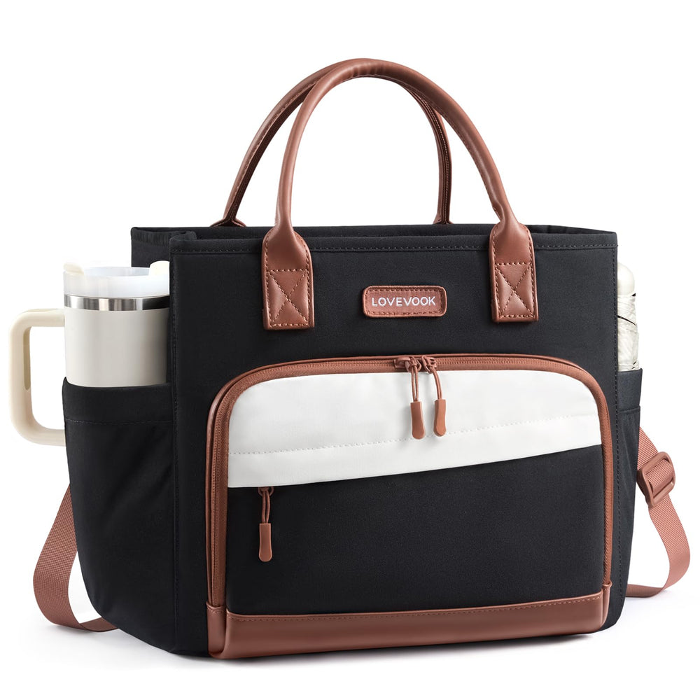 LOVEVOOK face avant du sac repas montrant design élégant et rangement rapide