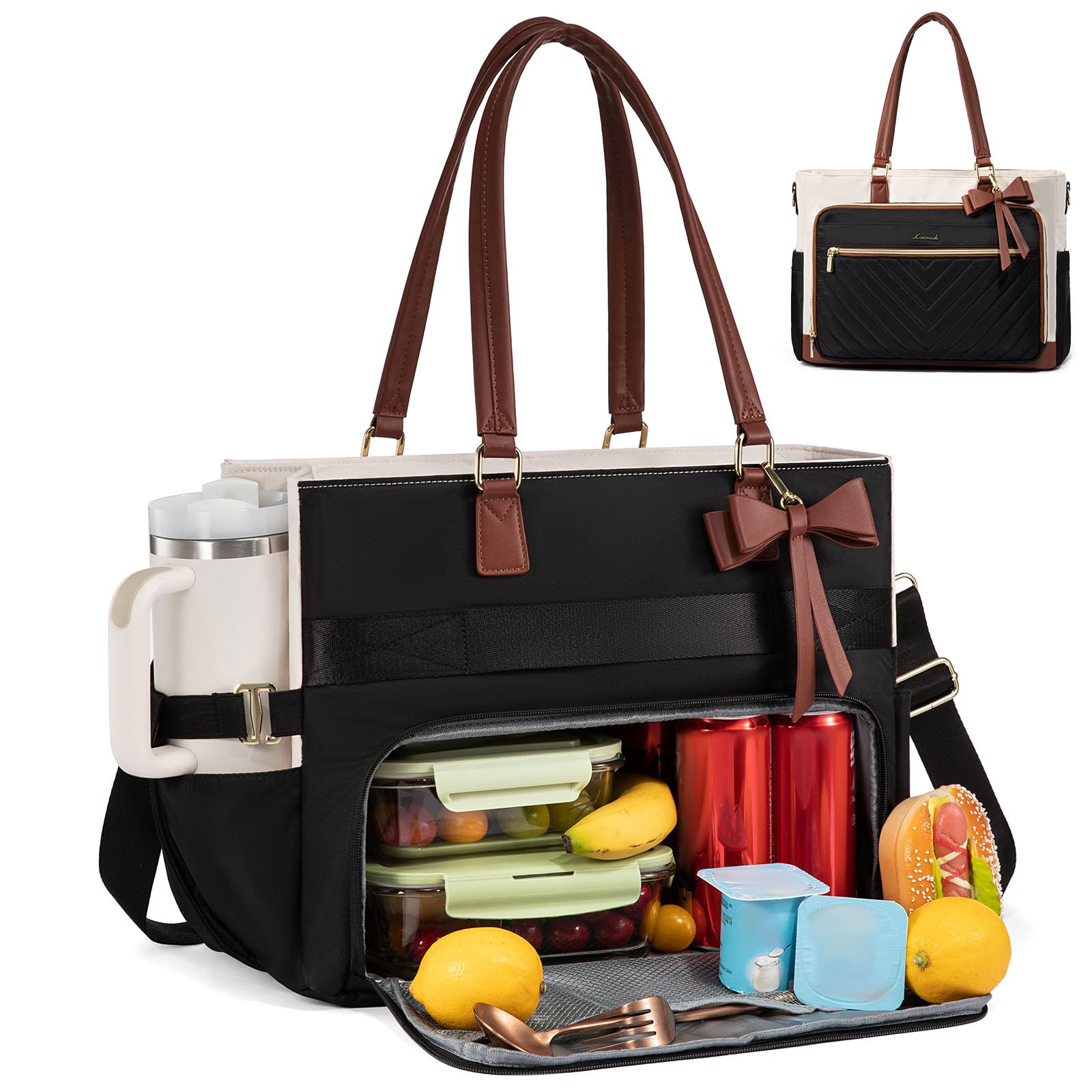LOVEVOOK tote face avant élégant et spacieux pour organisation quotidienne