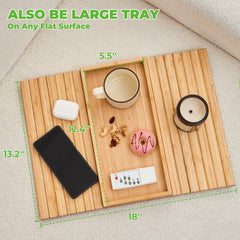 LOVYANXUE plateau posé avec verre et télécommande pour confort immédiat
